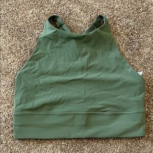 Lululemon Athletica Sage Green Sports Bra, Size 8